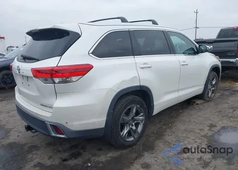 2018 Toyota Highlander Limited Platinum from USA, damaged, VIN 5TDDZRFH0JS813488